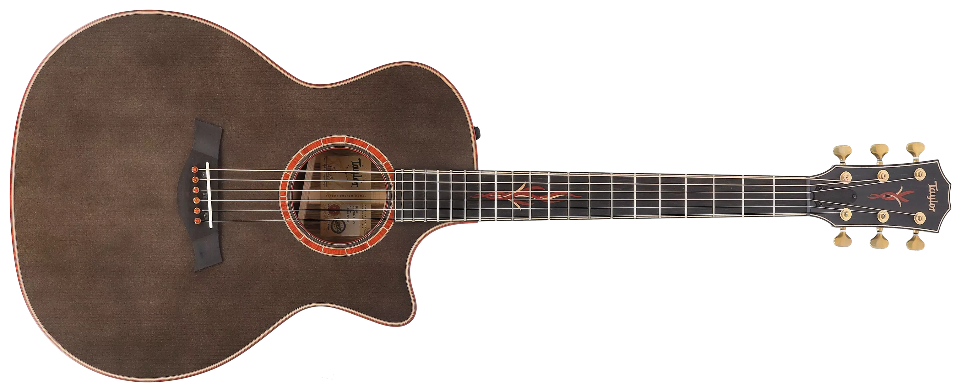 Taylor Custom GA C14ce Black Limba/Lutz Spruce #21 1