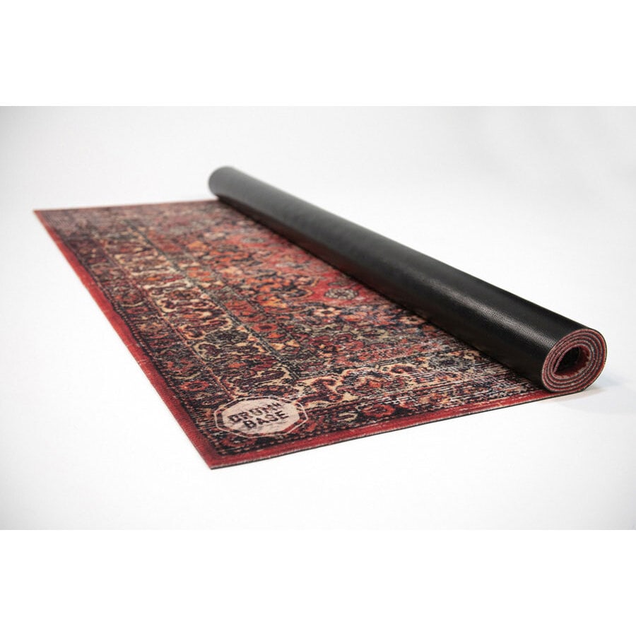 DRUMnBASE 185 x 160 cm Vintage Drum Mat Original Red 1