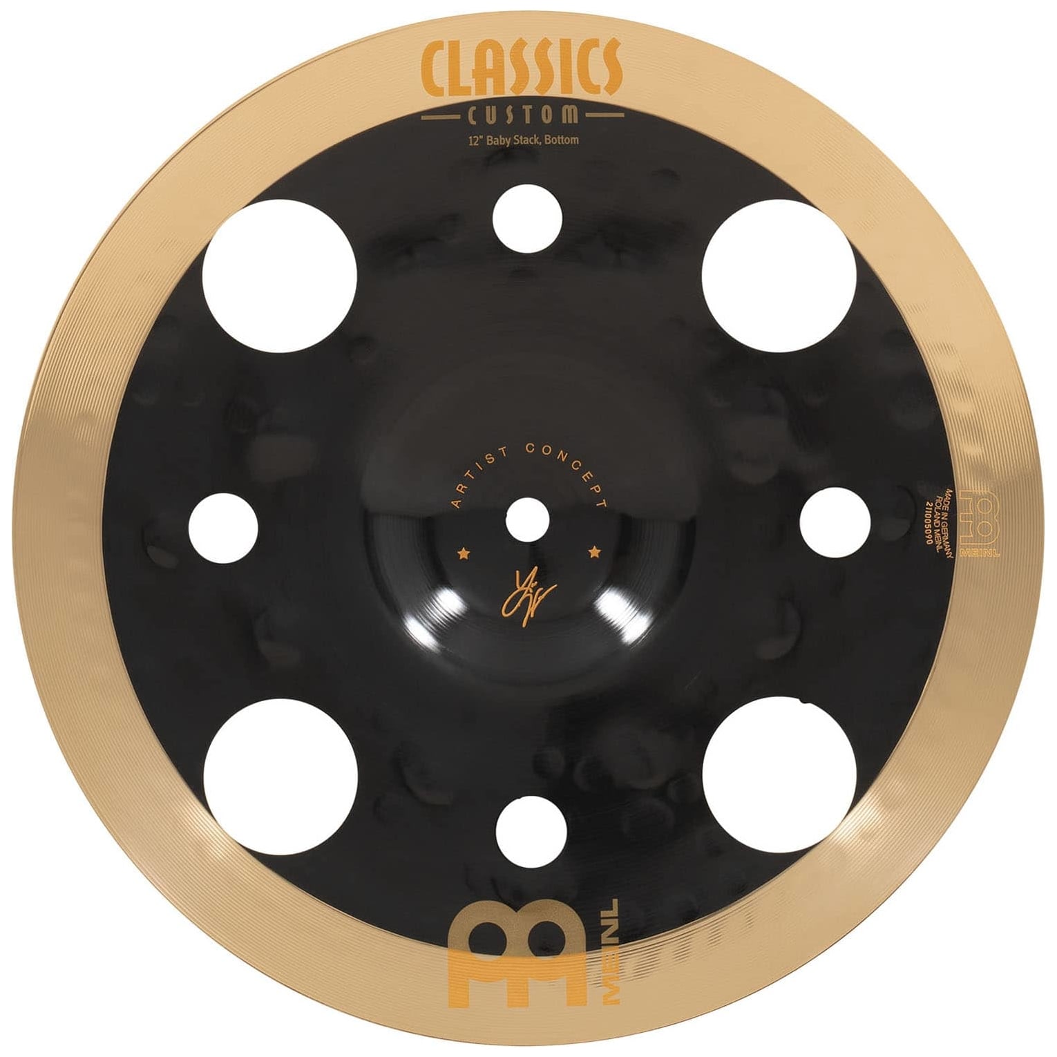 Meinl Cymbals - Meinl Cymbals 10 12 Artist Concept Model Baby Stack - Luke Hol land - 5
