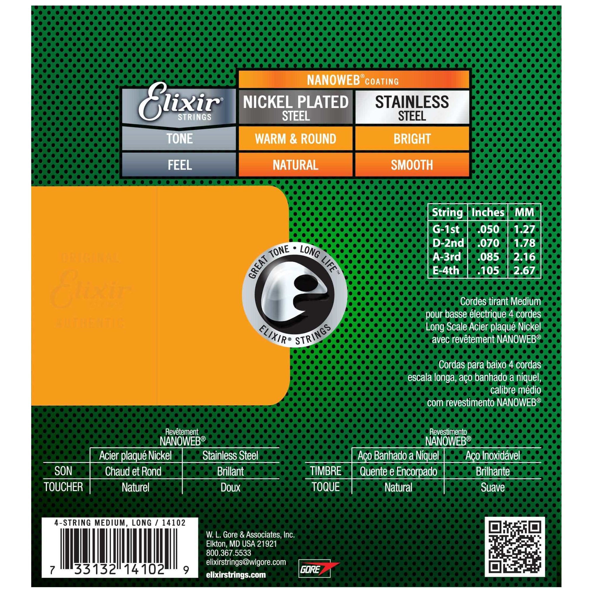 Elixir - Elixir 14102 Nanoweb Heavy 050 - 105 - 1