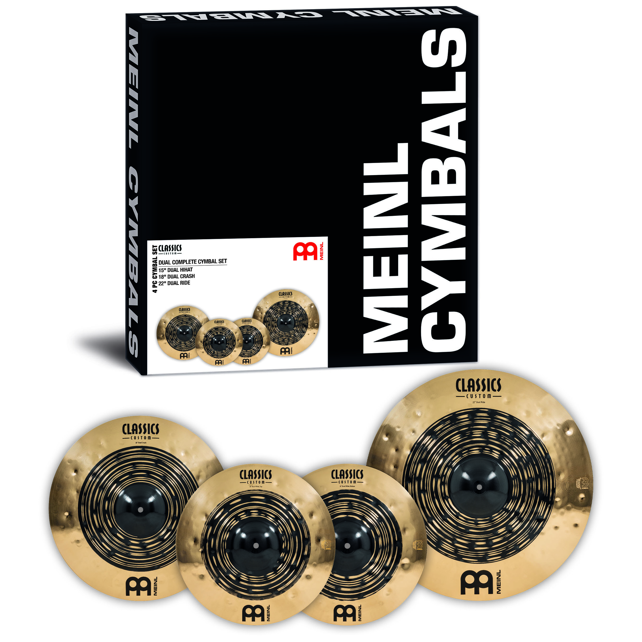 Meinl Cymbals CCDU-CS1 - Classics Custom Dual Complete Cymbal Set