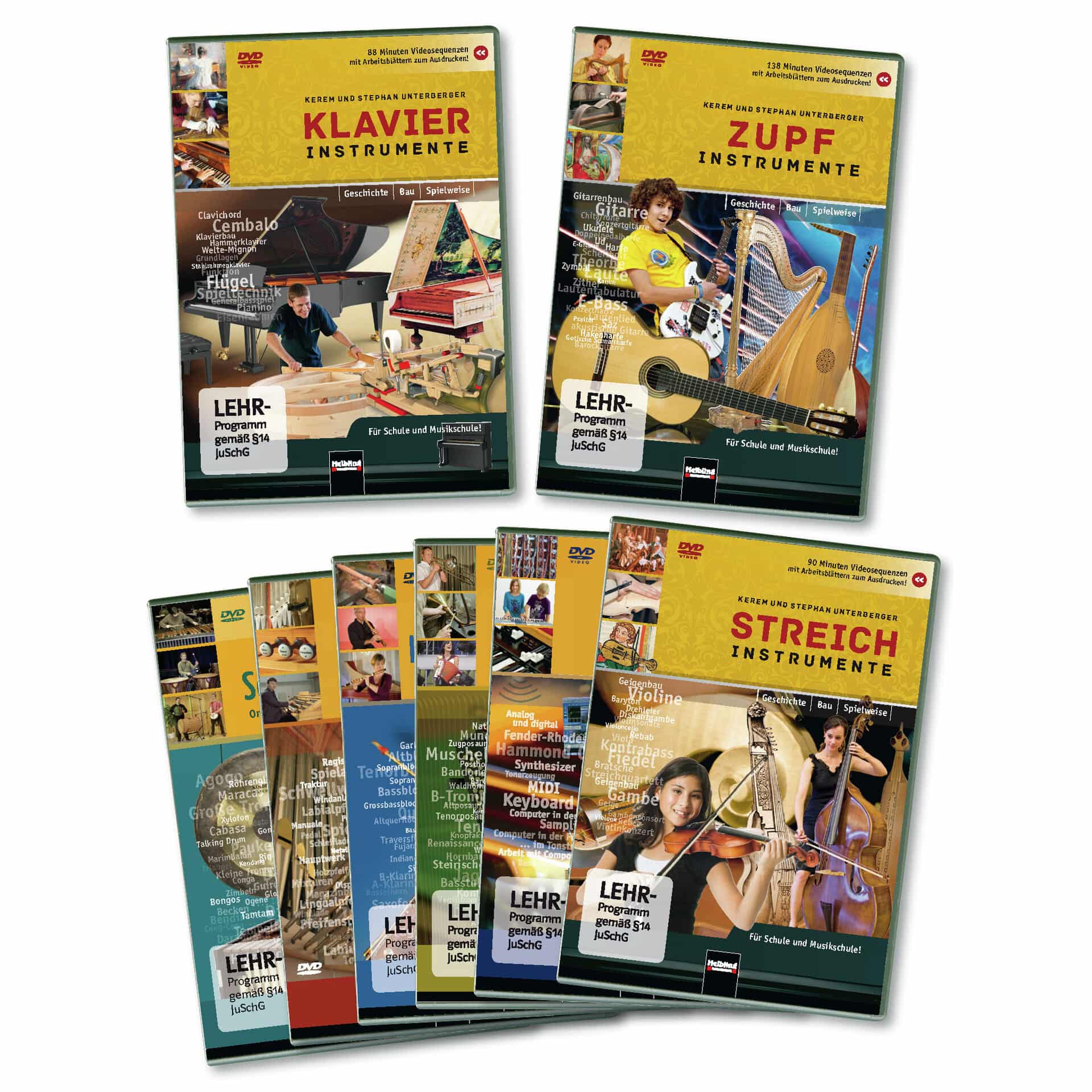  Instrumentenkunde DVDs, Paketangebot