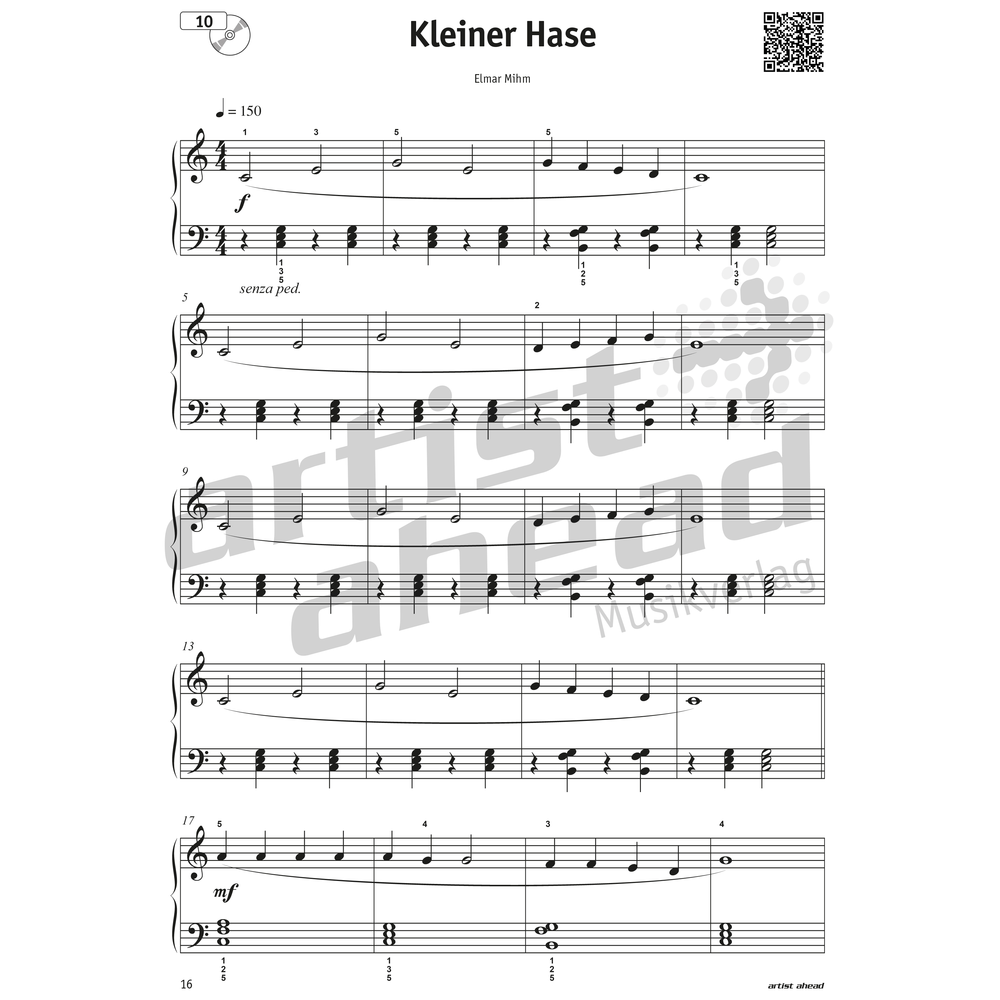 Artist Ahead Erste Klavierstücke für jede Gelegenheit - Theresia Prelog 7