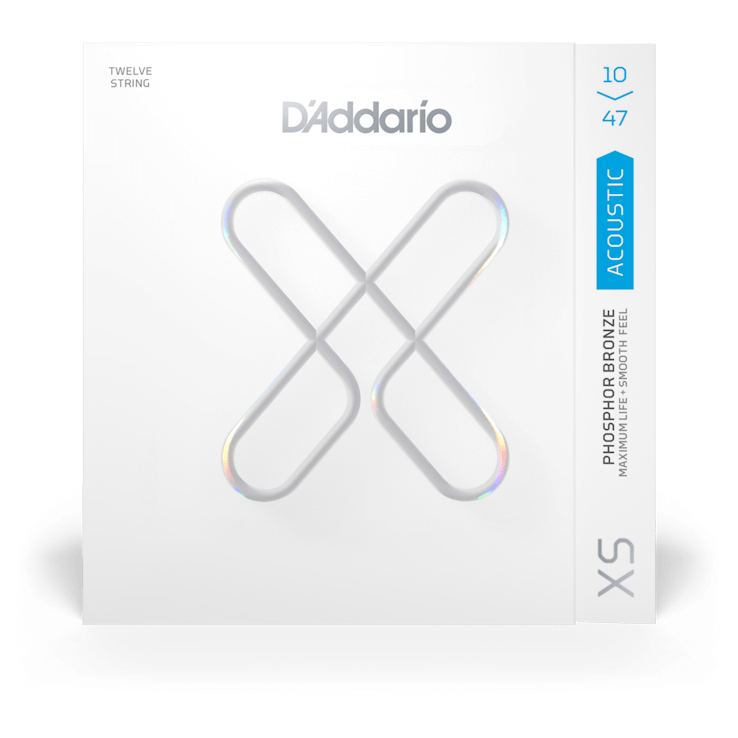 D’Addario - D’Addario XSAPB1047-12 - XS Acoustic Phosphor Bronze Light 12 String 010-047 - 1