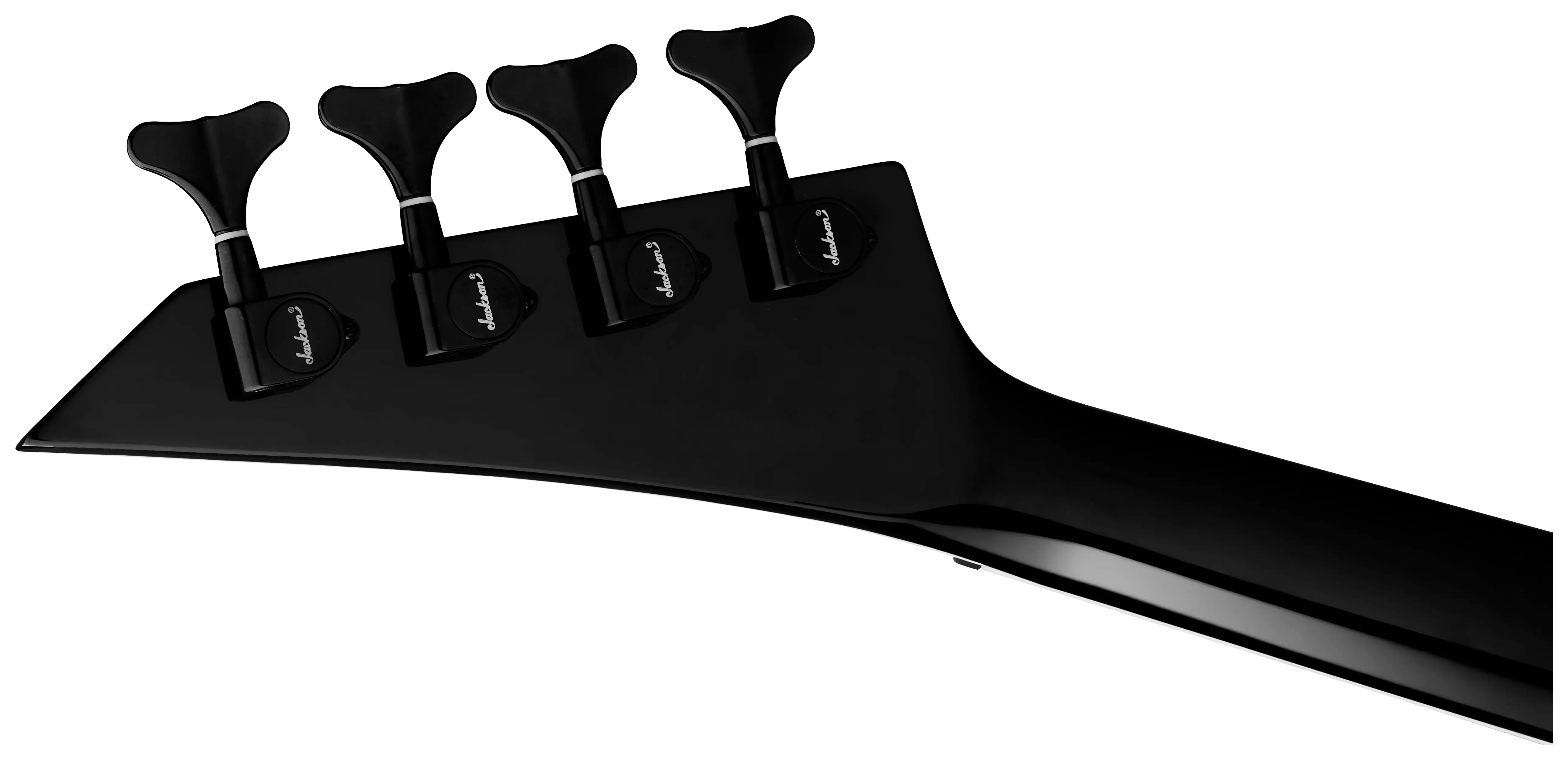 Jackson X Series RRB IV Rhoads Bass Amaranth Black with White Pinstripes 6