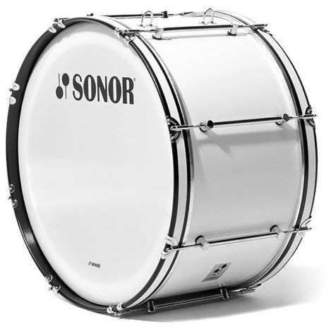 Sonor B Line 26" x 14" Marching Bass Drum White
