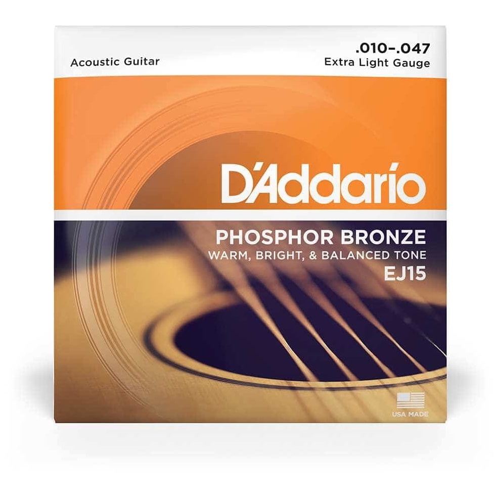 D’Addario - D’Addario EJ15 - Acoustic Phosphor Bronze 010-047