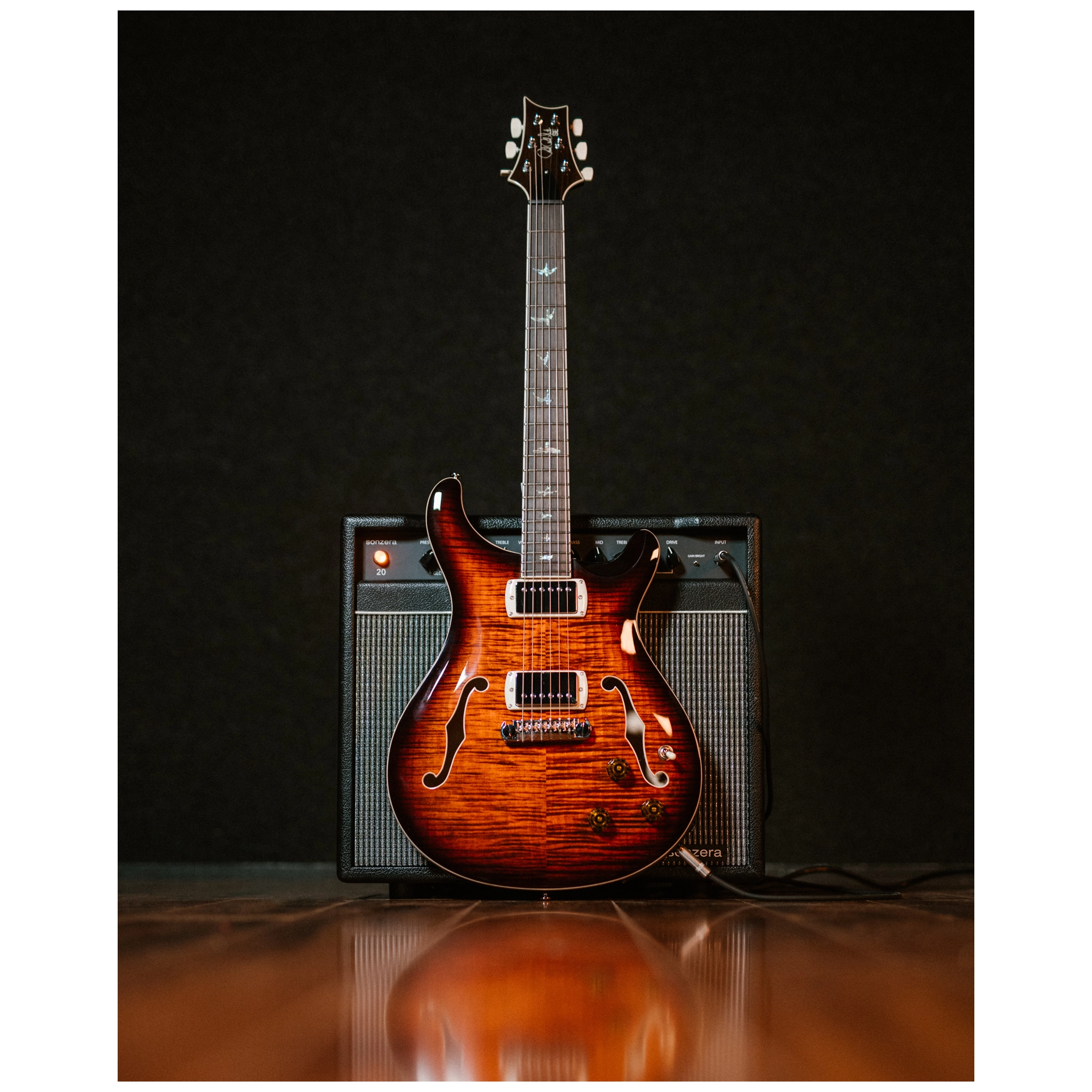 PRS SE Hollowbody II Piezo OB 5