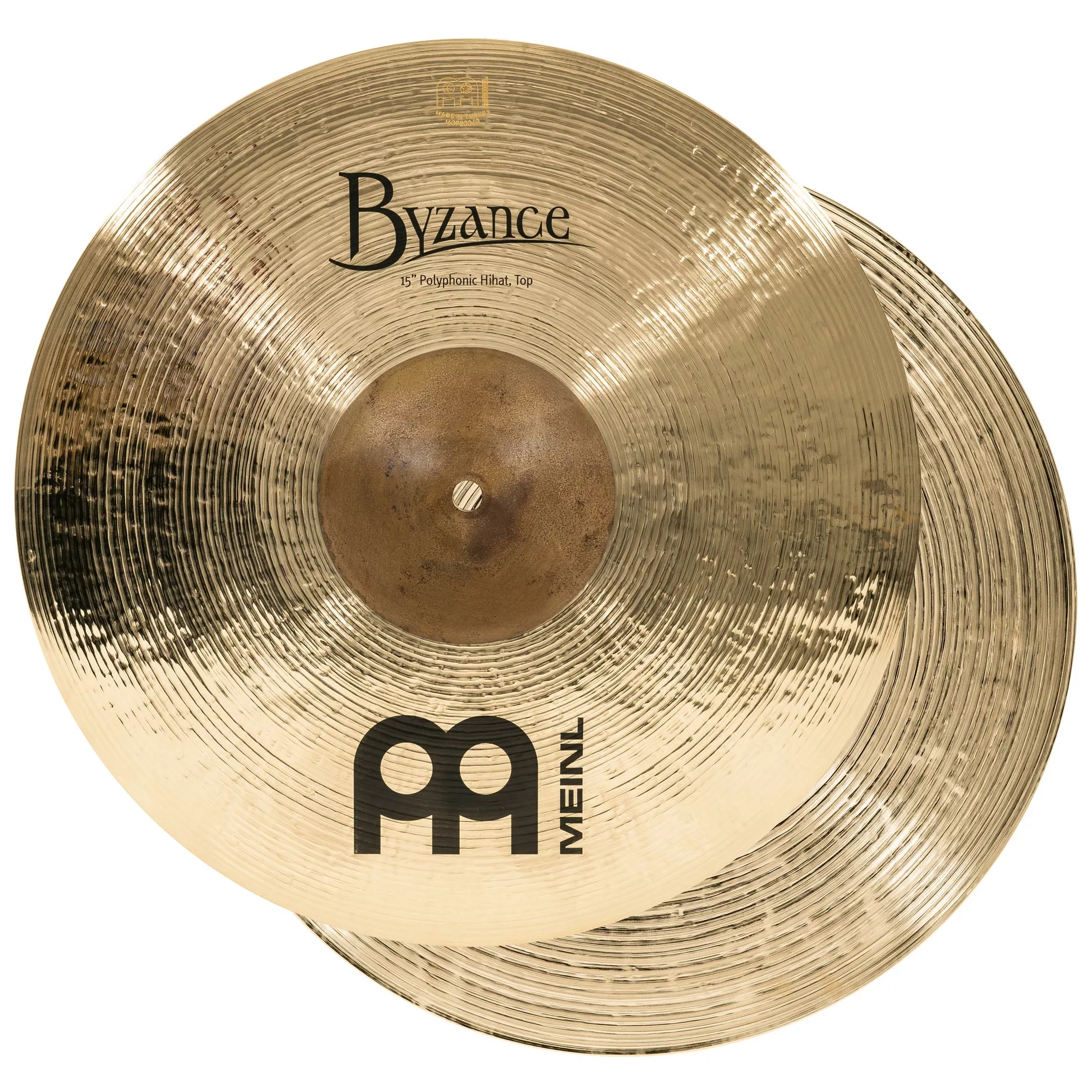 Meinl Cymbals B15POH-B 15" Byzance Brilliant Polyphonic Hihat Limited Edition 9