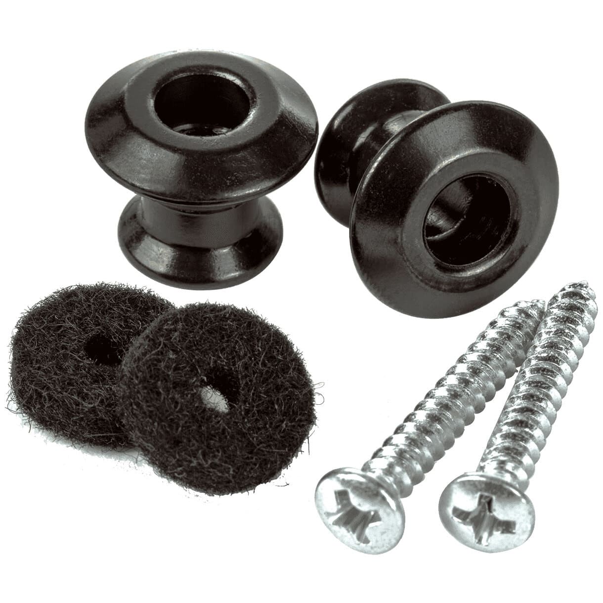 Dunlop Straplok Strap Button Set black