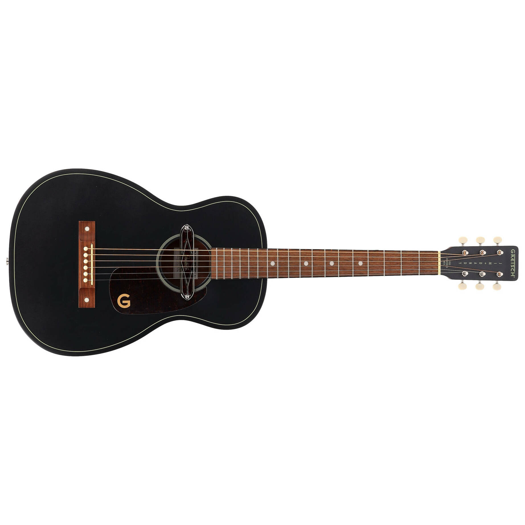 Gretsch Jim Dandy Deltoluxe Parlor WN TSPG BLKT 1