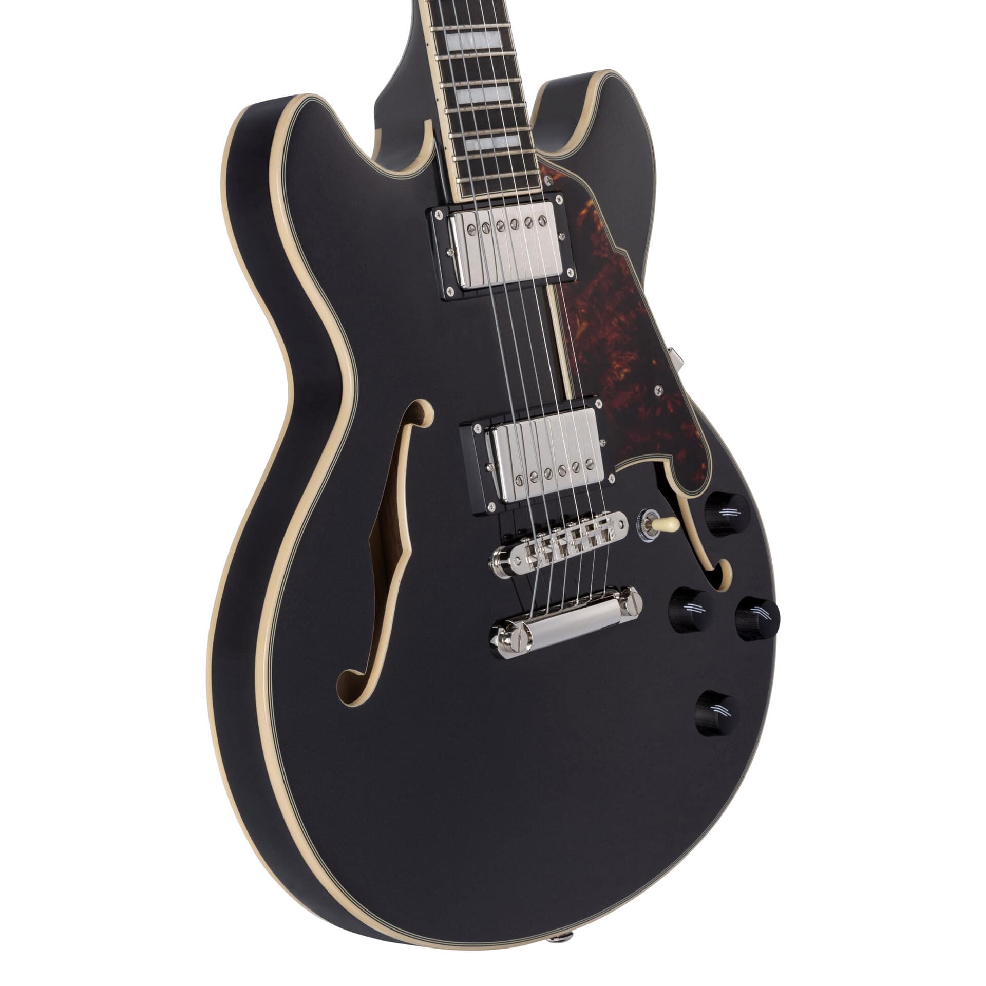 D’Angelico Guitars Premier Mini DC Black Flake 5