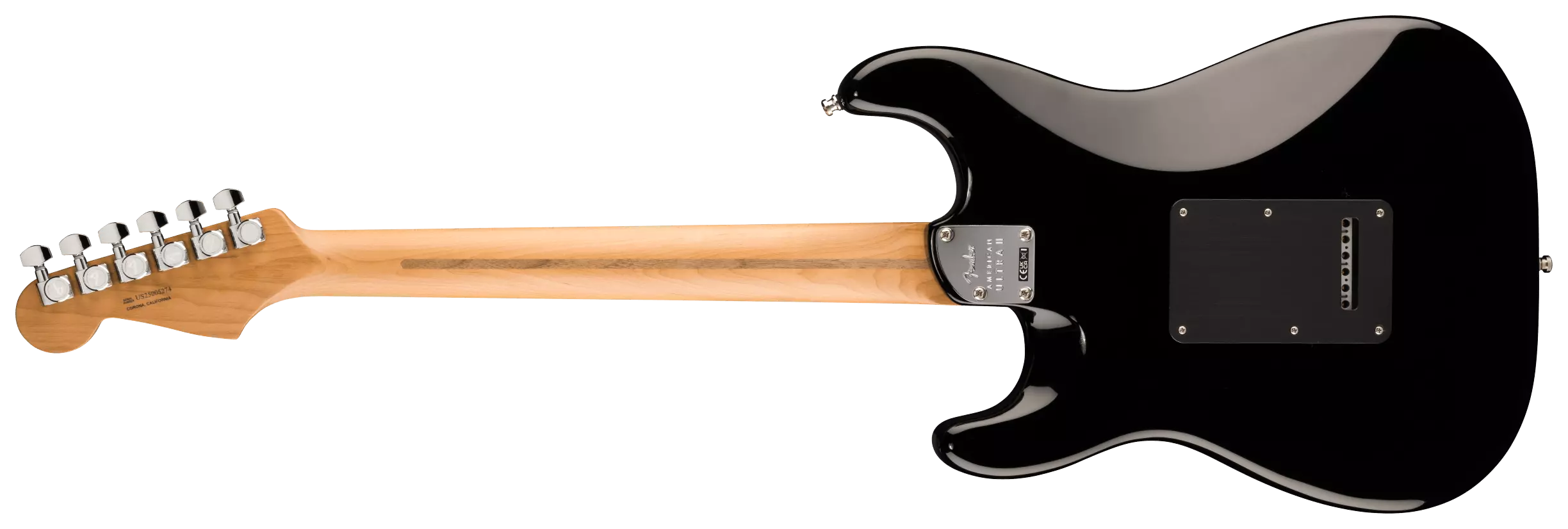 Fender LTD American Ultra II Stratocaster MN BLK 3