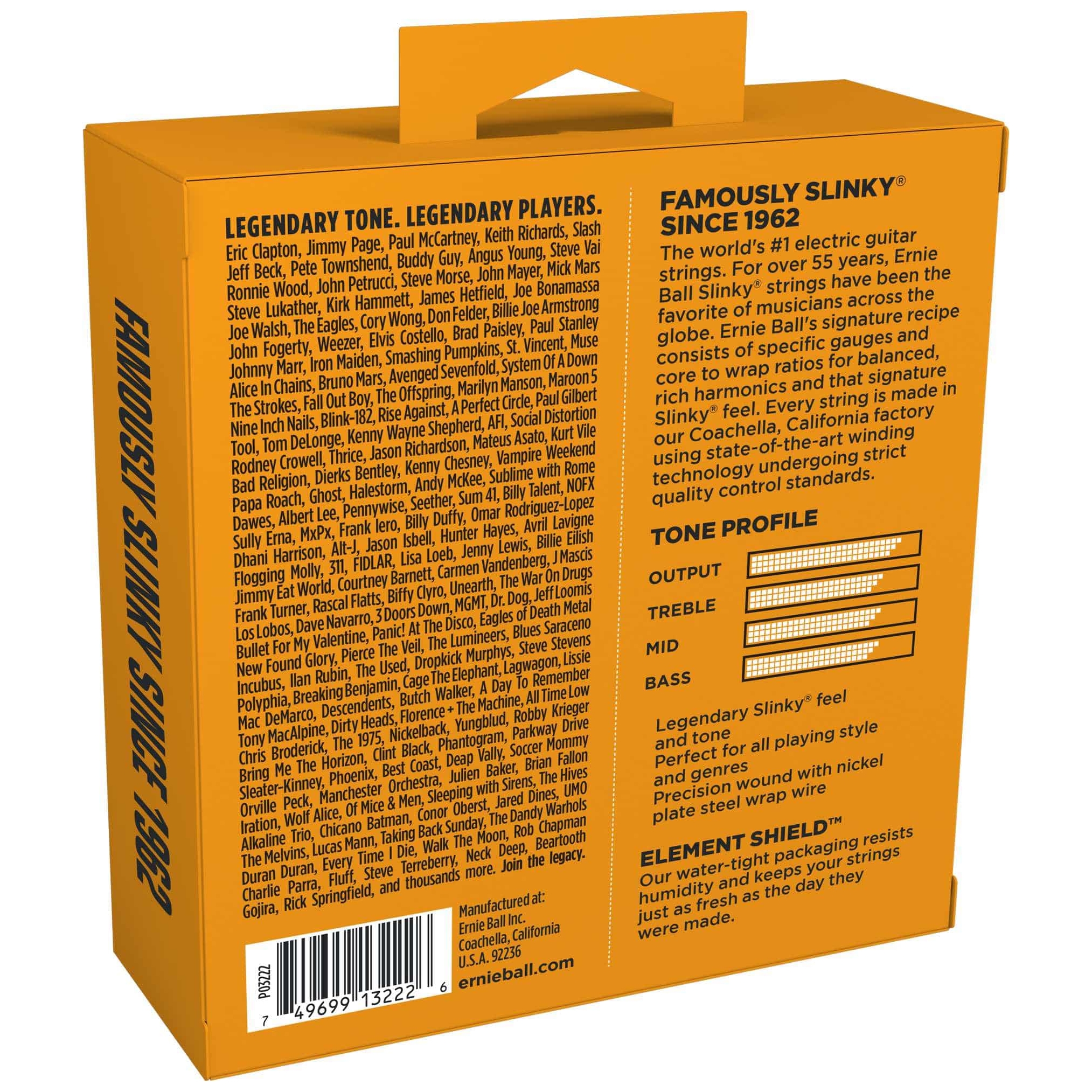Ernie Ball - Ernie Ball 3222 - Hybrid Slinky 3er Pack 009-046 - 1