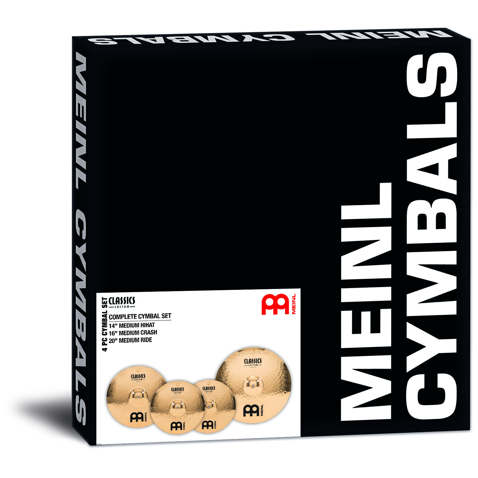 Meinl Cymbals - Meinl Cymbals CC141620 Classics Custom Brilliant Beckenset - 8