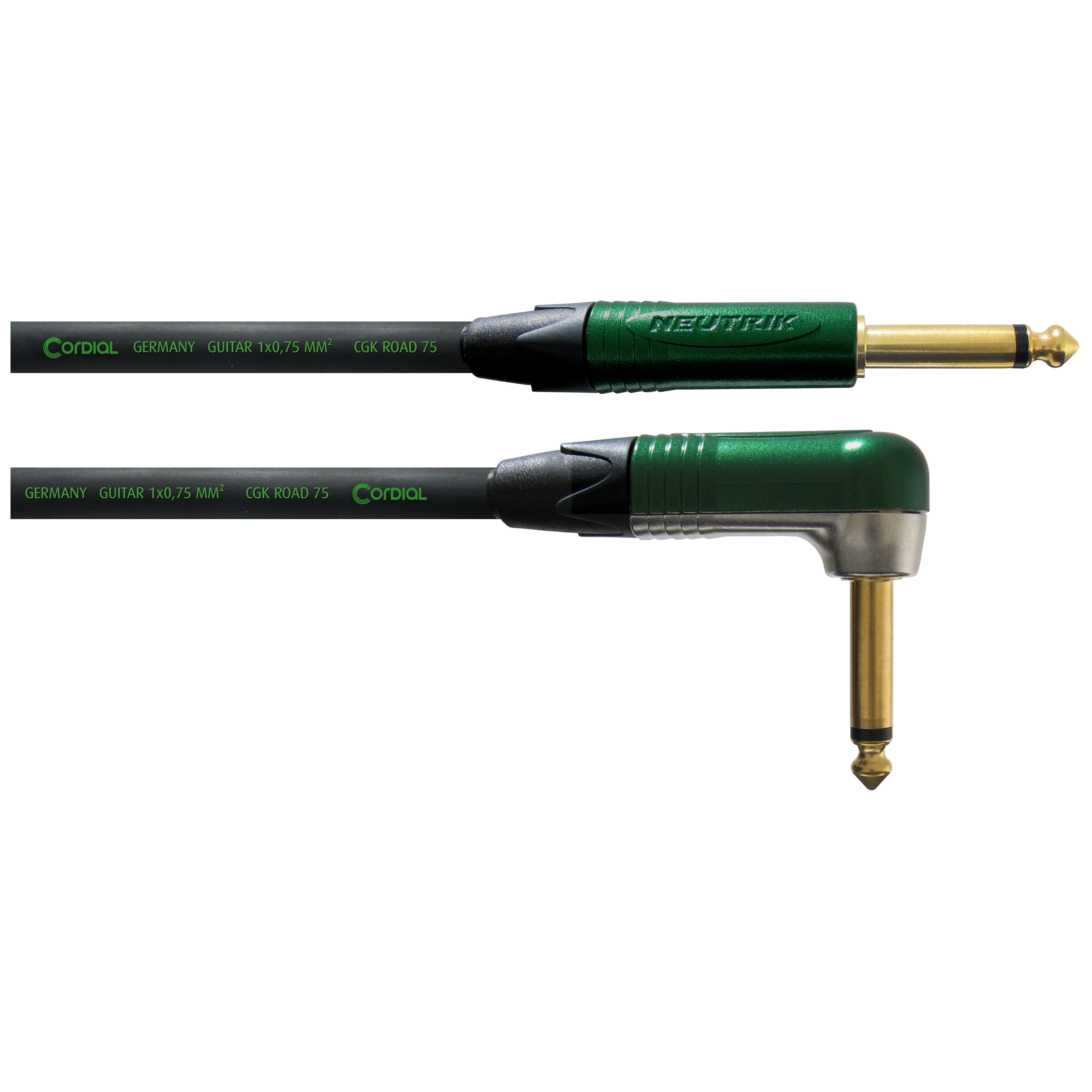 Cordial Instrumentenkabel Standard CRI 3 PR 3,0 m NEUTRIK Klinke mono - Winkelklinke mono