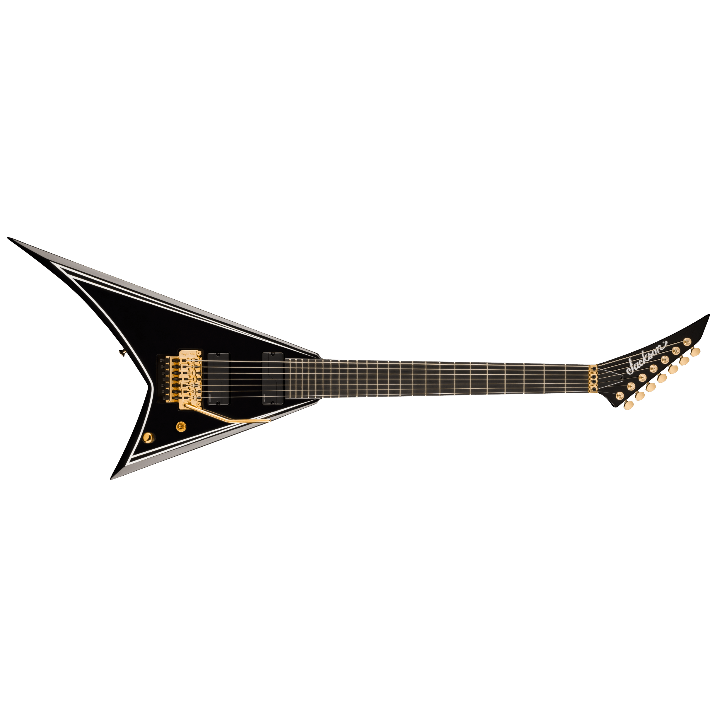Jackson Pro Rhoads RR24-7 Mark Heylmun EB BLK W/WHT PINS 1