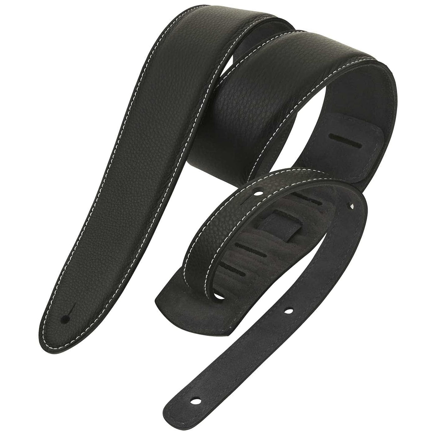 Bourbon Strap Guitar - Bourbon Strap Guitar Simply Black Leather