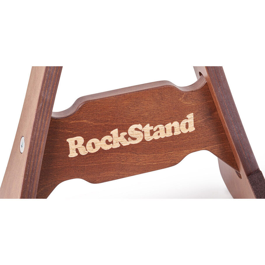 RockStand Ply Wood A-Frame Stand Dark Brown Finish 3