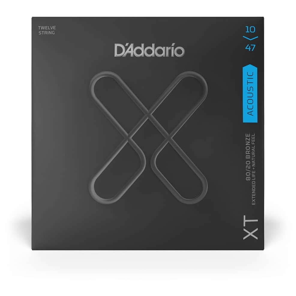 D’Addario - D’Addario XTABR1047-12 - XT 12-String Acoustic 80 20 Bronze 010-047