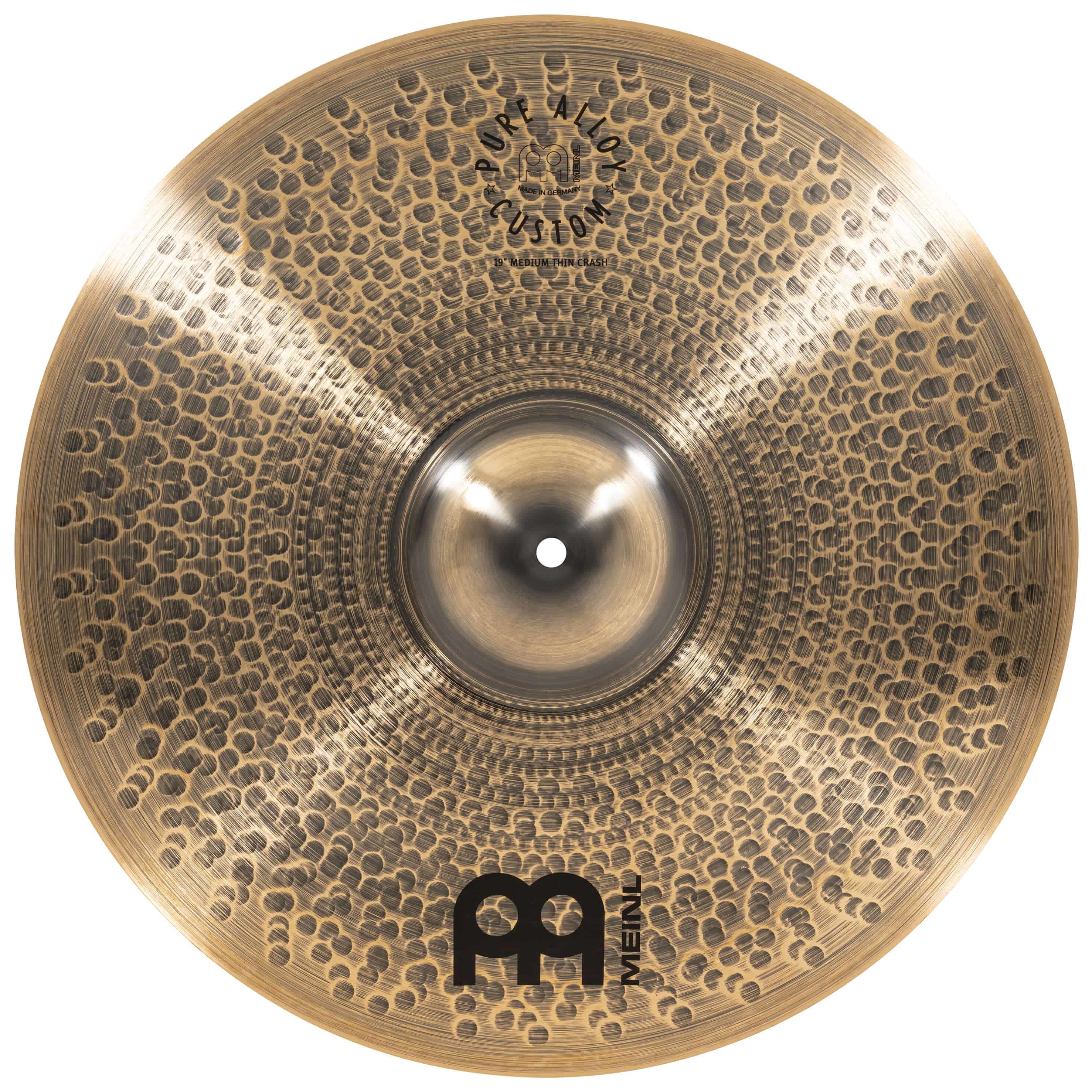 Meinl Cymbals - Meinl Cymbals PAC19MTC - 19 Pure Alloy Custom Medium Thin Crash