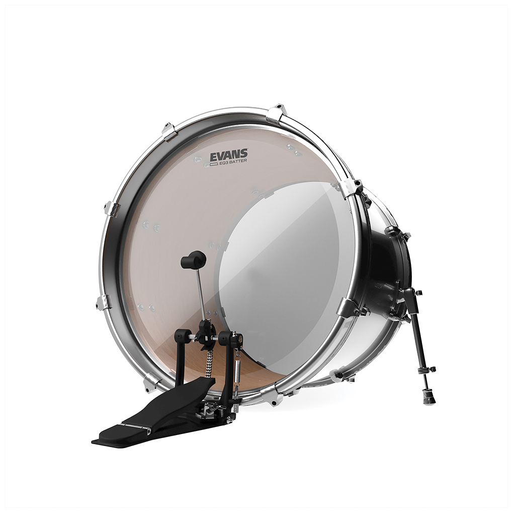 Evans BD24GB3 - EQ3 Clear Bass Drum Head, 24 Zoll 2