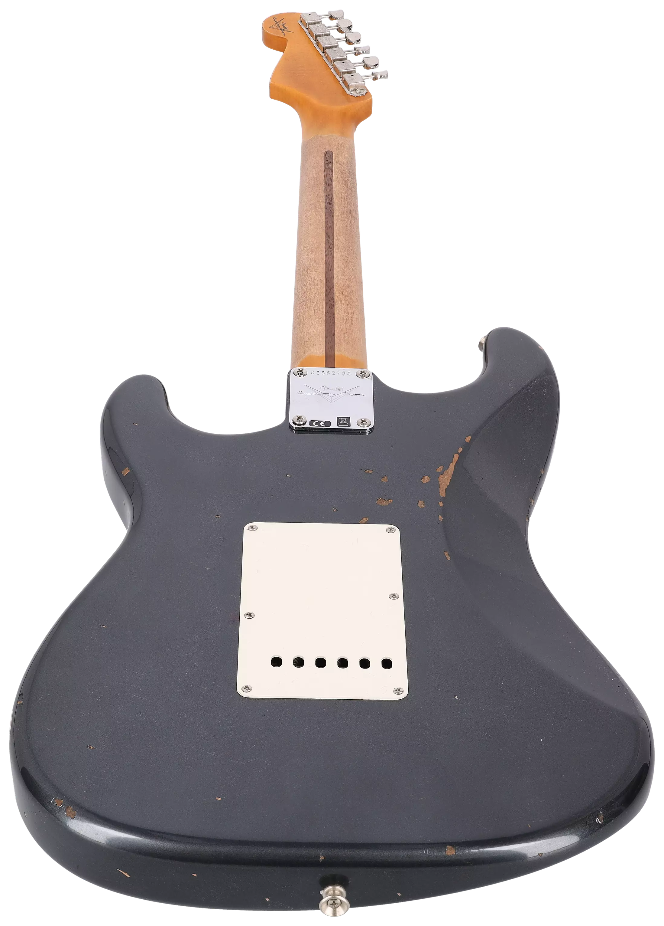Fender Custom Shop 1963 Stratocaster Relic Aged Black Metallic 8