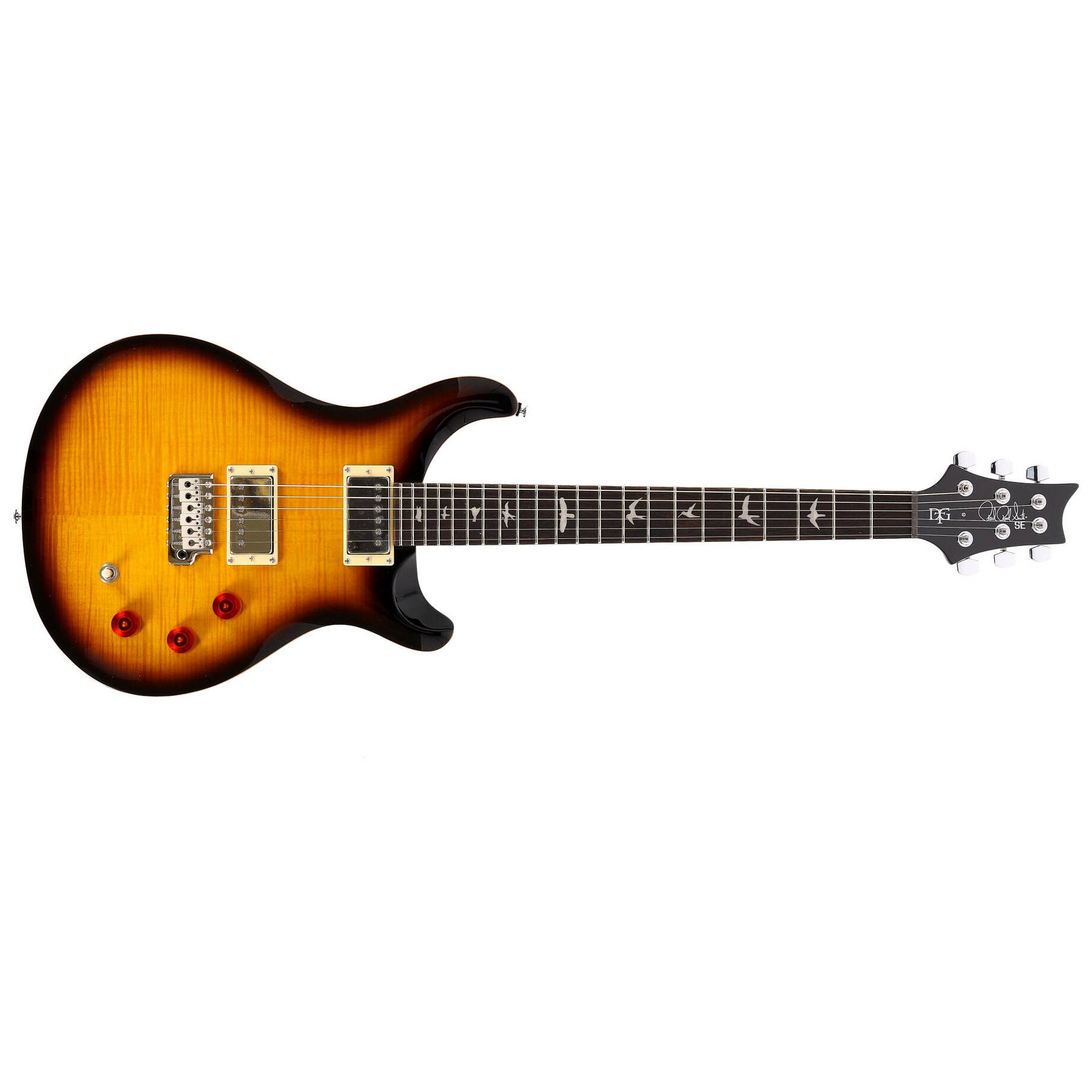 PRS SE DGT David Grissom McCarty Tobacco Sunburst 1