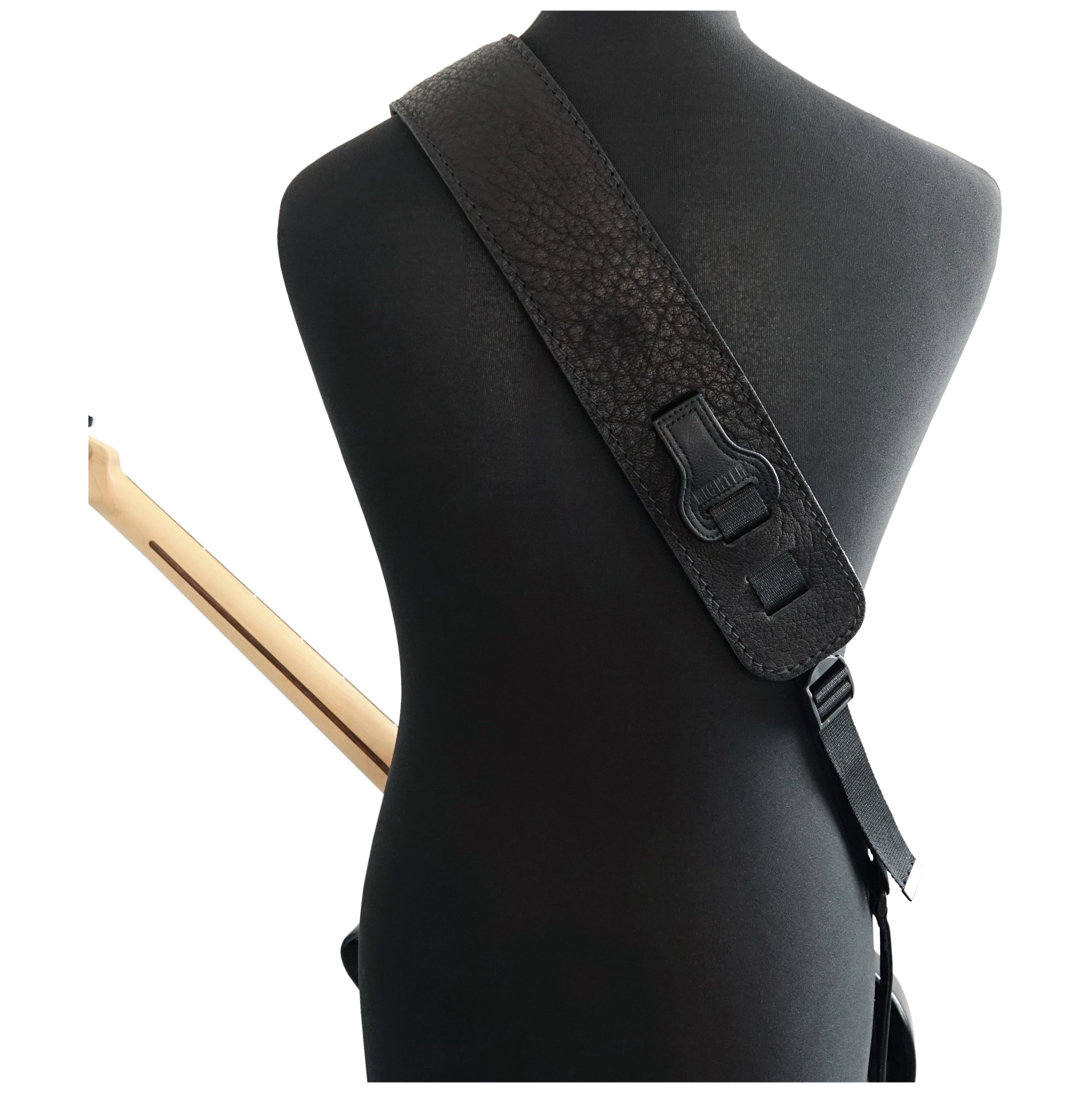 Richter Luxury Gitarrengurt Bullneck Wild Black 10