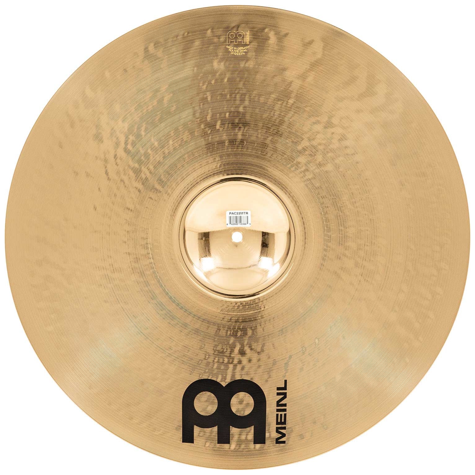 Meinl Cymbals - Meinl Cymbals PAC22MTR - 22 Pure Alloy Custom Medium Thin Ride - 4
