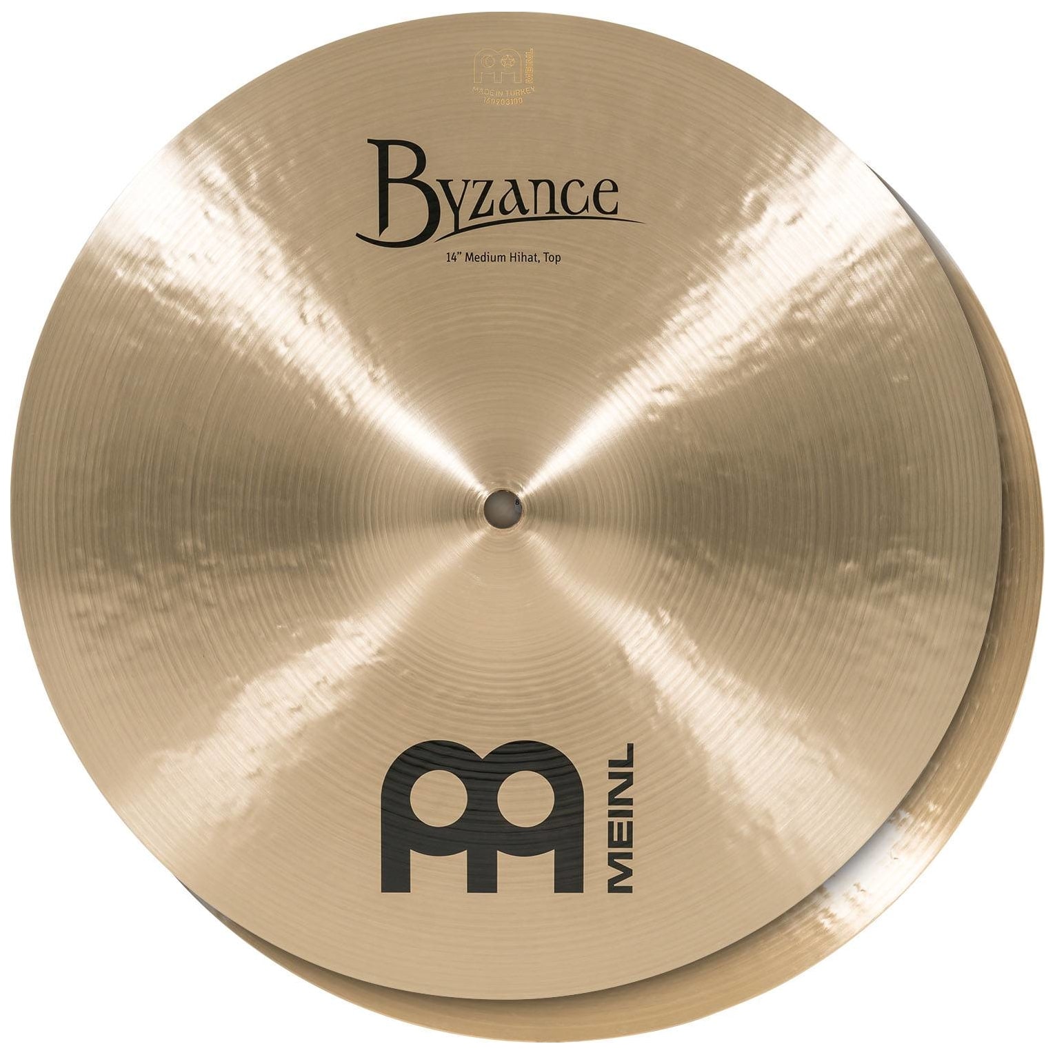 Meinl Cymbals - Meinl Cymbals B14MH - 14 Byzance Traditional Medium Hihat
