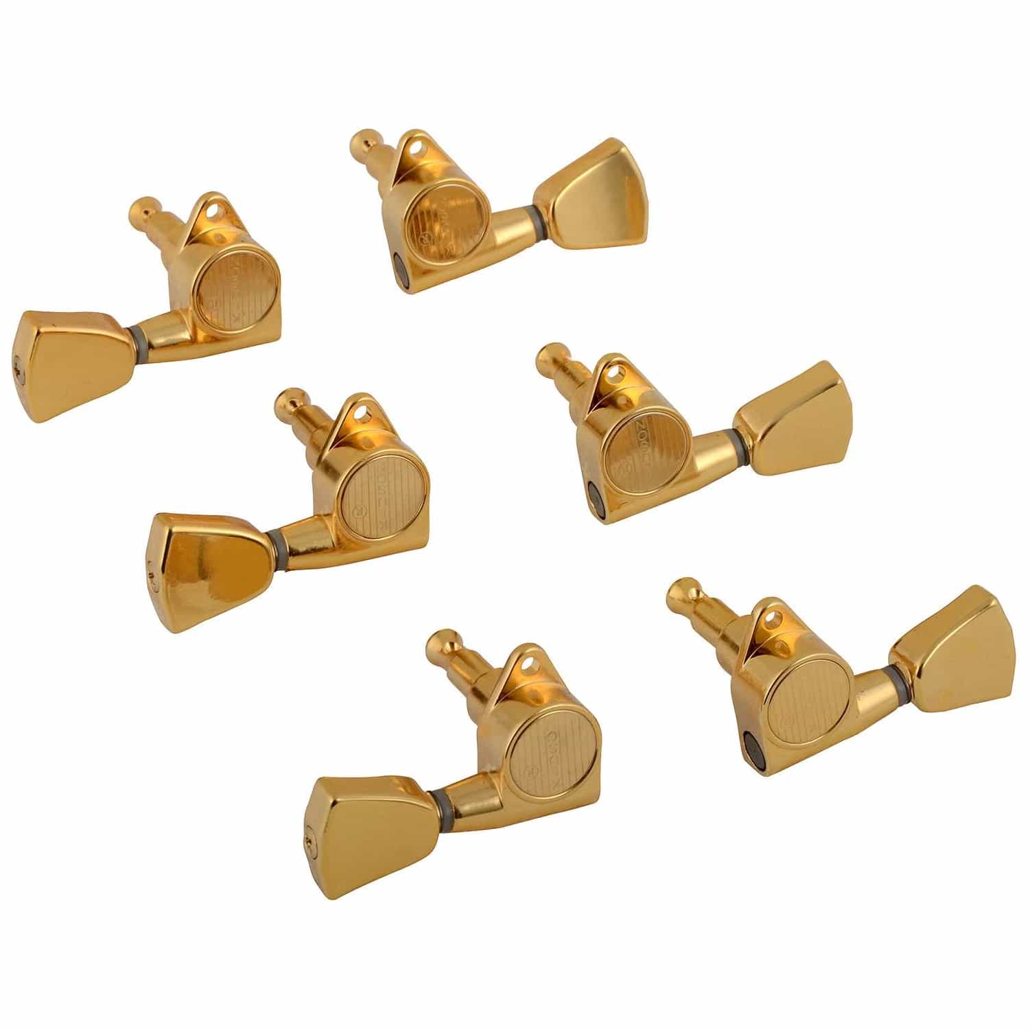 Kluson - Kluson MT33G Roundbacks 3L3R 90 Grad Gold