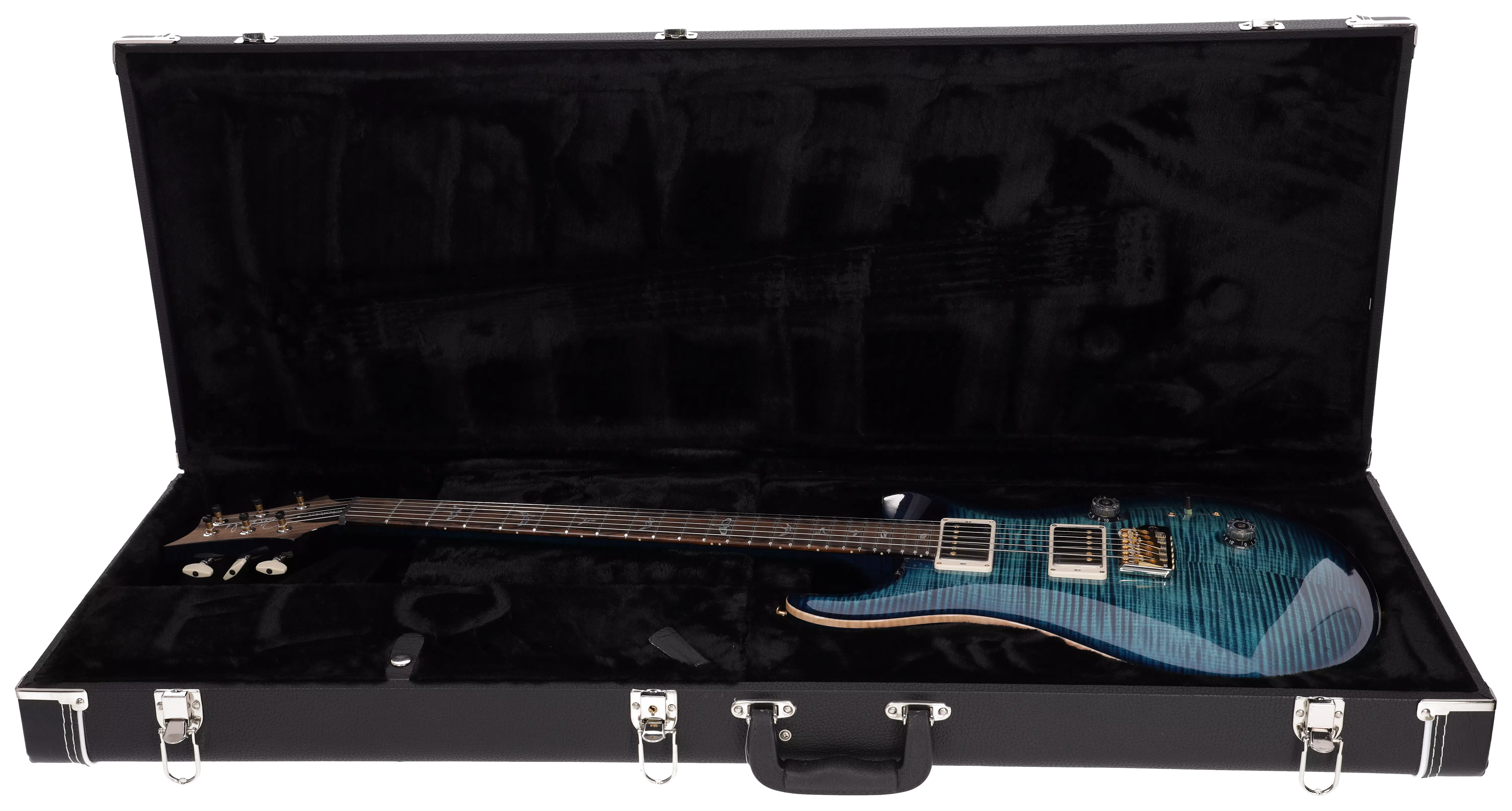 PRS LDT Custom 24 Wood Library Cobalt Blue 16
