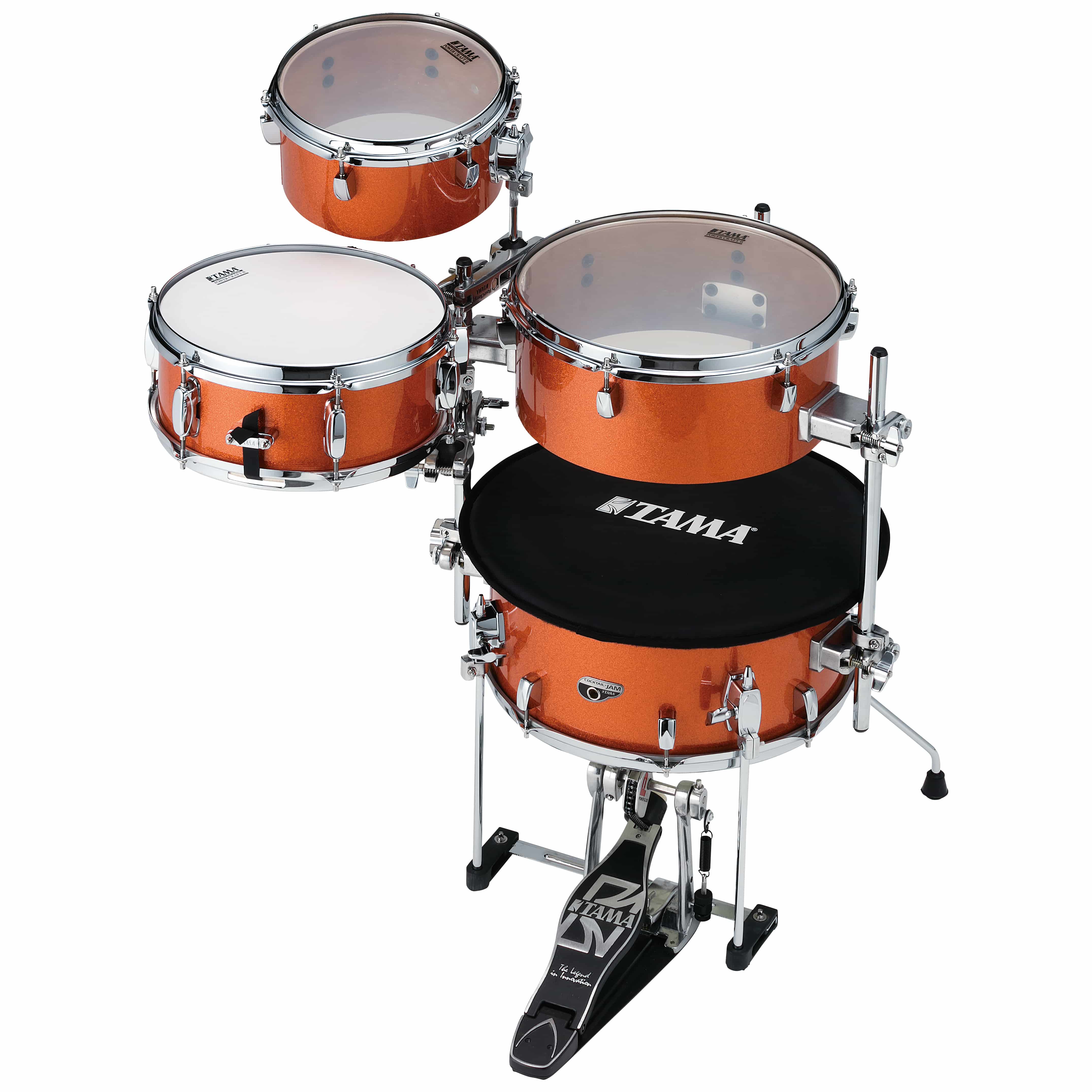 Tama CJB46C-BOS - Cocktail JAM Kit 4-teilig - bright Orange Sparkle 3