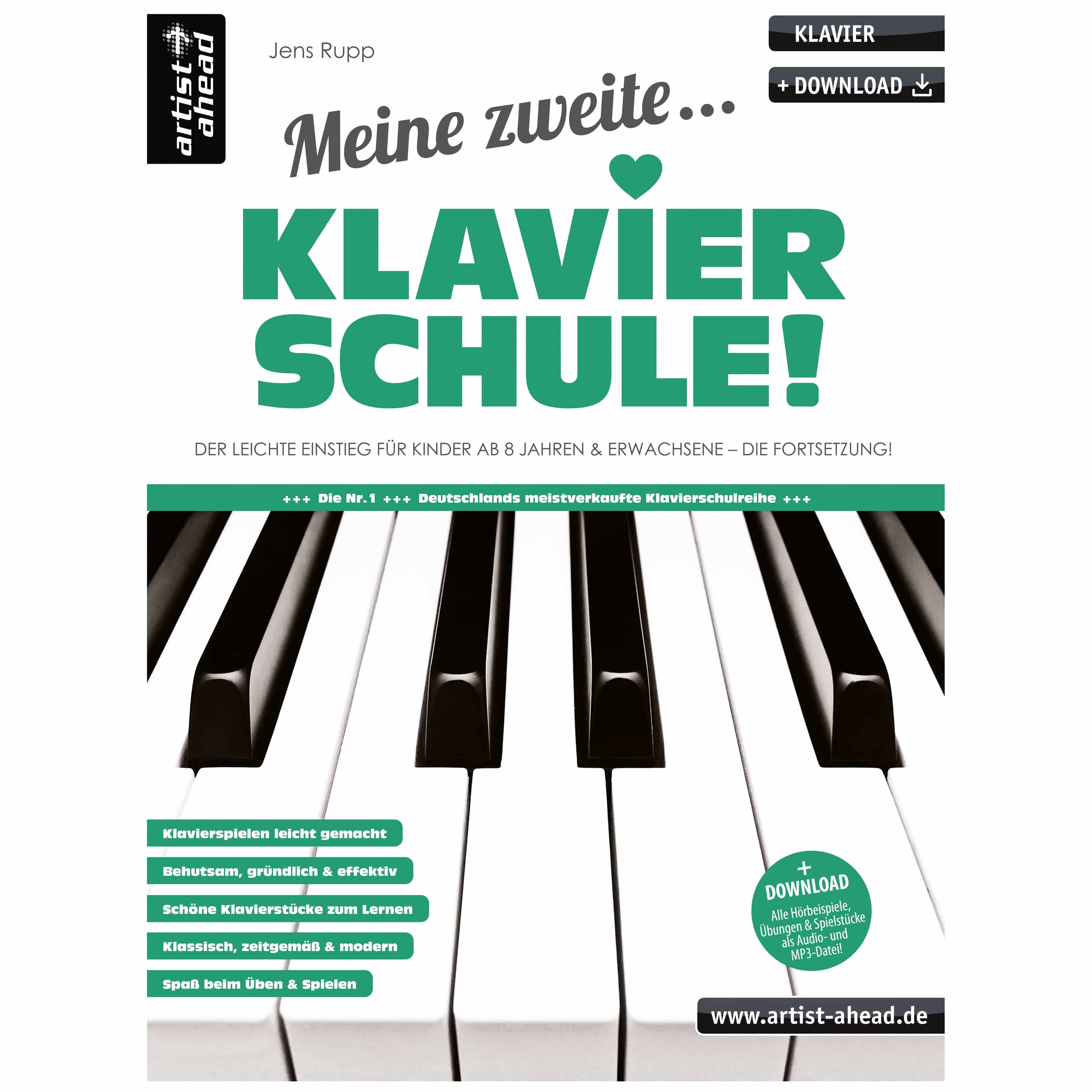 Artist Ahead Meine zweite Klavierschule! - Jens Rupp