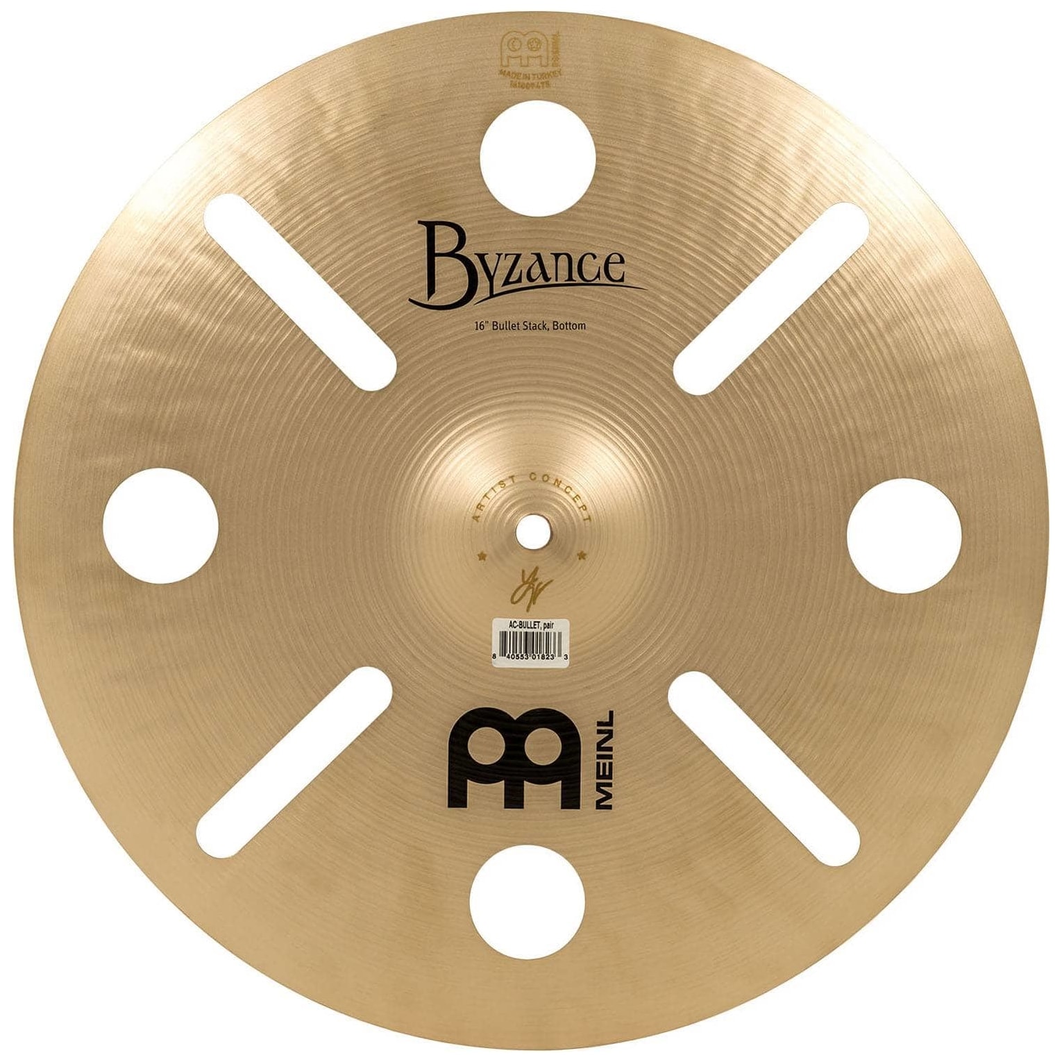 Meinl Cymbals - Meinl Cymbals AC-BULLET - 12 16 Artist Concept Bullet Stack - Luke Holland - 7