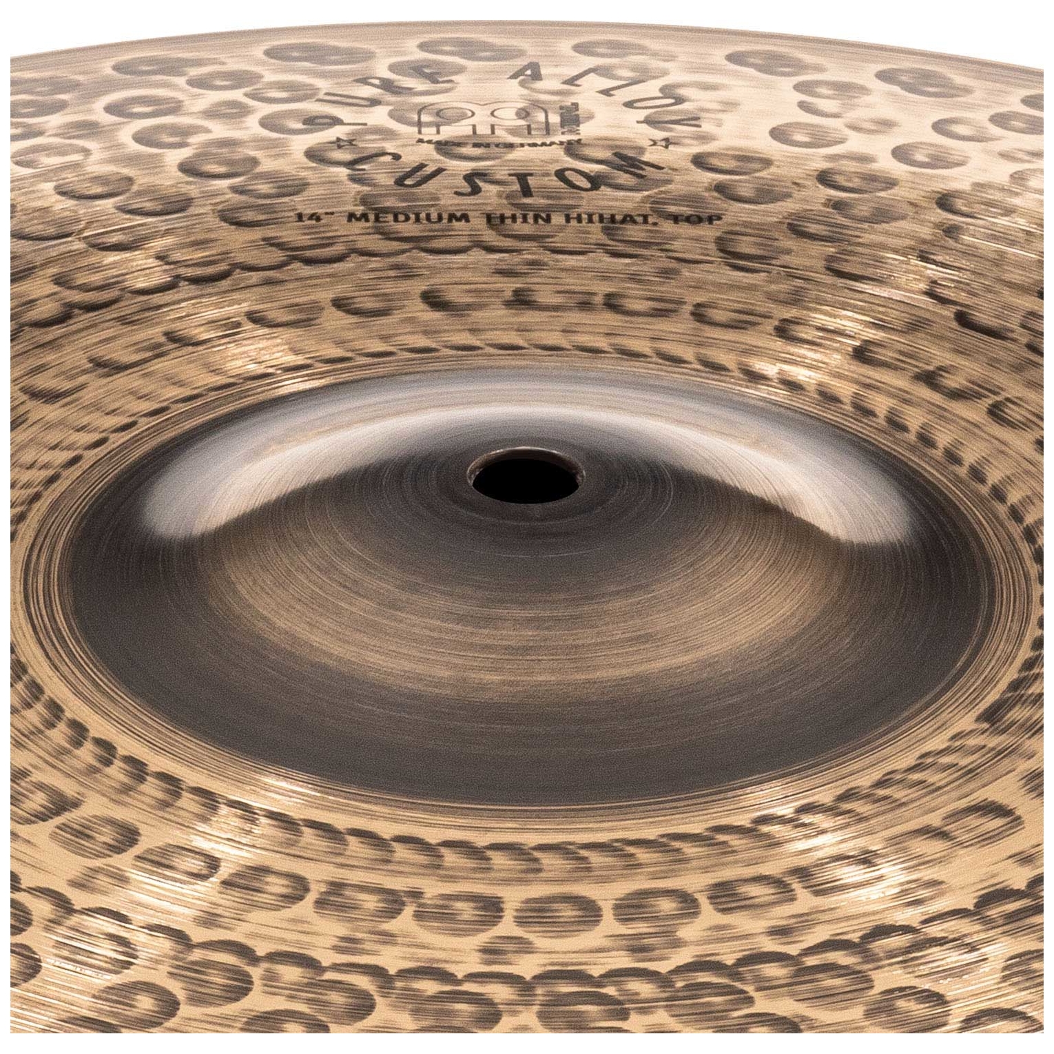Meinl Cymbals - Meinl Cymbals PAC14MTH - 14 Pure Alloy Custom Medium Thin Hihat - 3