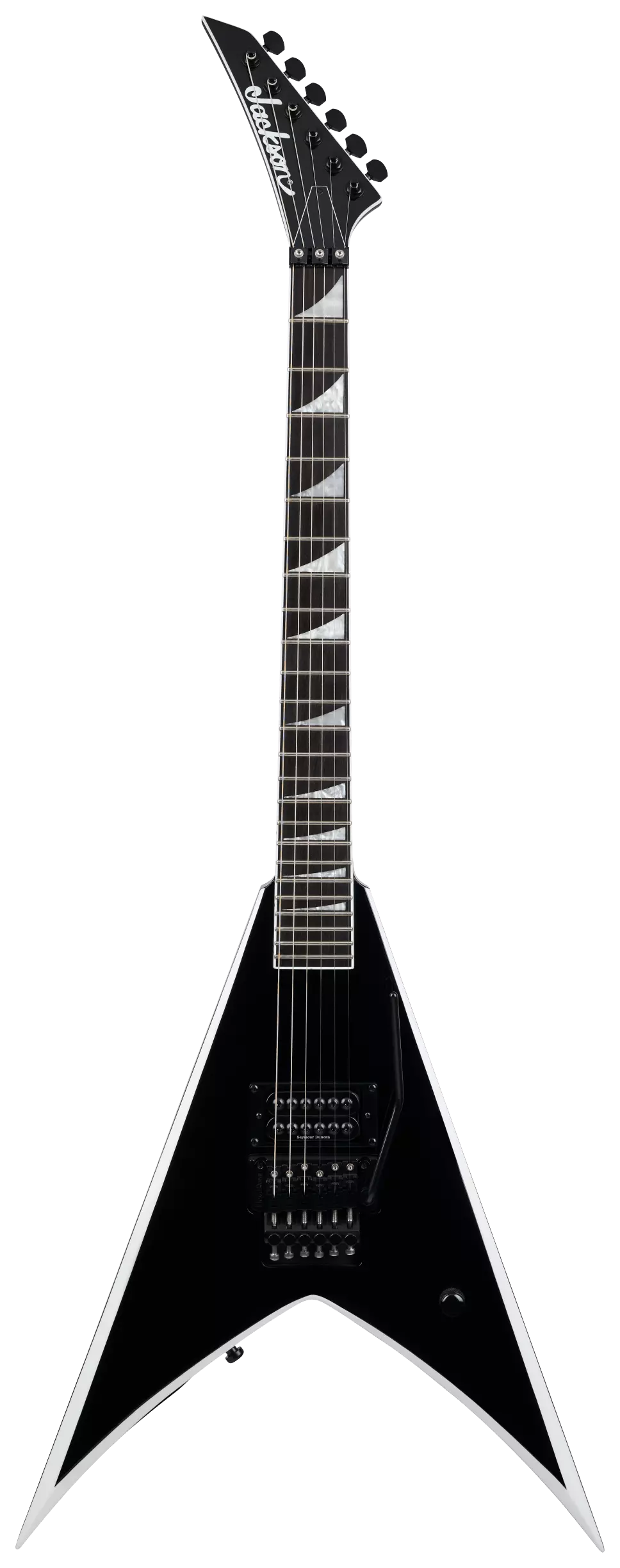 Jackson Pro Series Signature Wes Borland King V KV Black With White Bevels 7