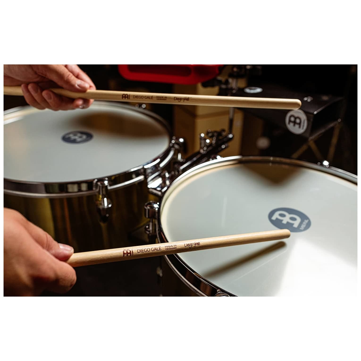 Meinl Stick Brush - Meinl Stick Brush SB602 Diego Galé Signature Timbales Sticks - 8