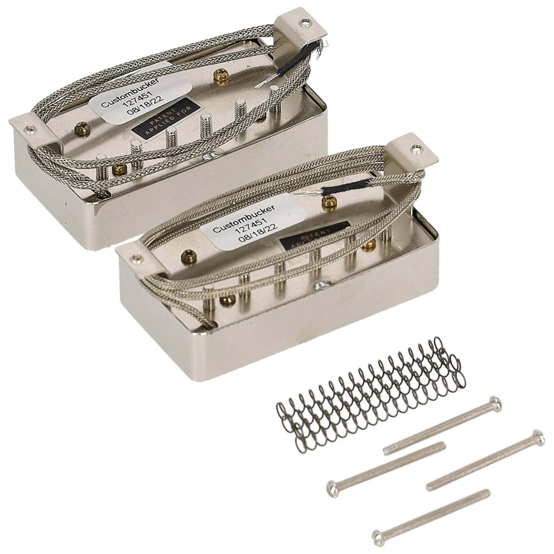 Gibson Custombucker Set True Historic Nickel Covers 1