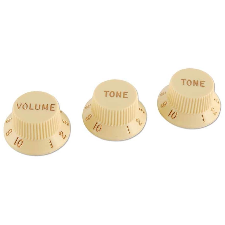 Fender - Fender Knobs Stratocaster Aged White