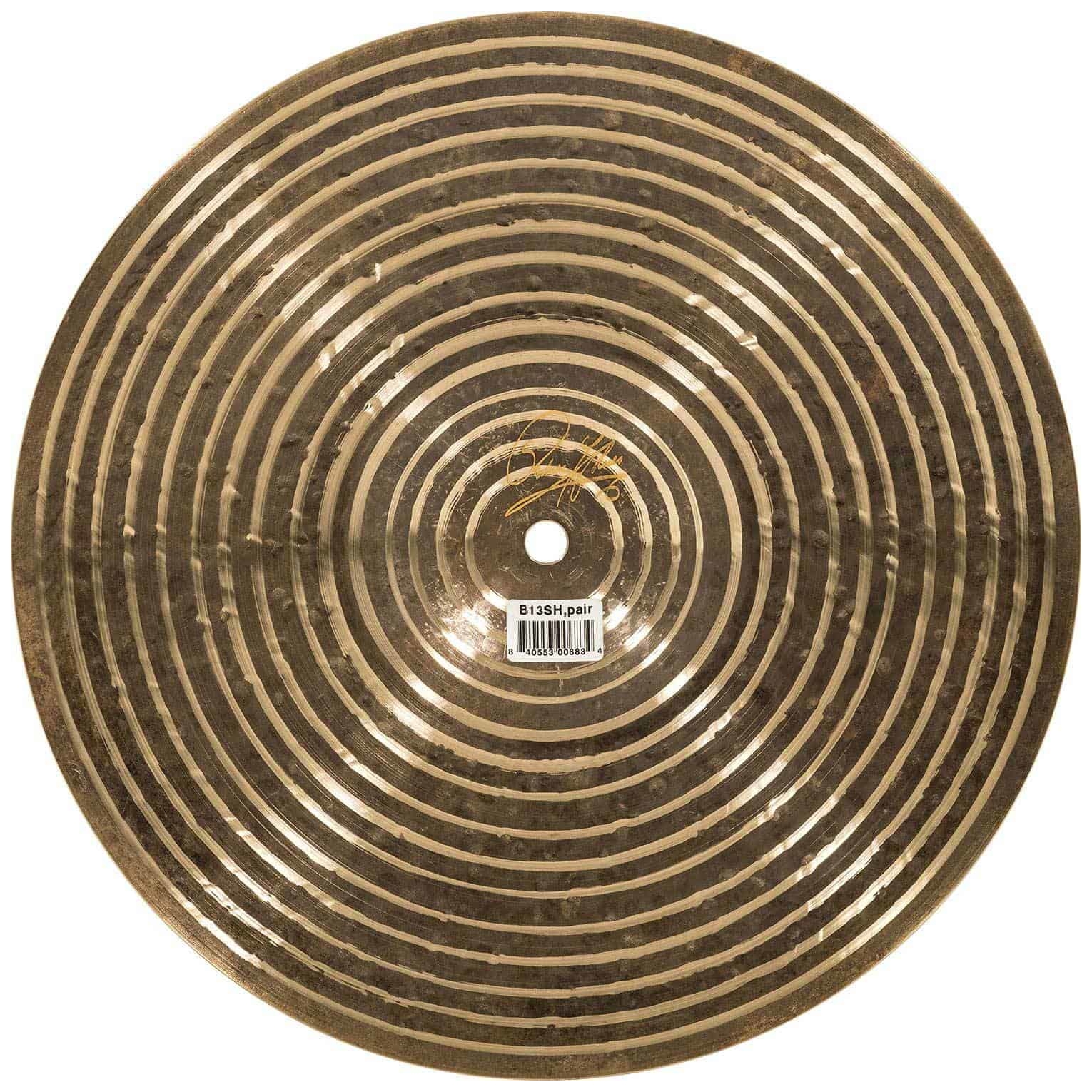 Meinl Cymbals - Meinl Cymbals B13SH - 13 Byzance Dark Spectrum Hihat - 8