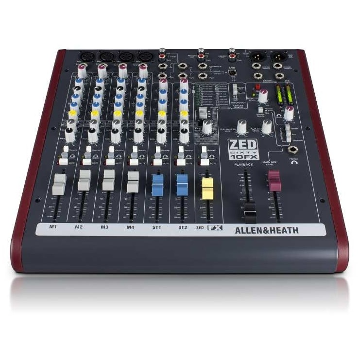 Allen Heath - Allen Heath ZED60-10FX Multipurpose Mixer - 1