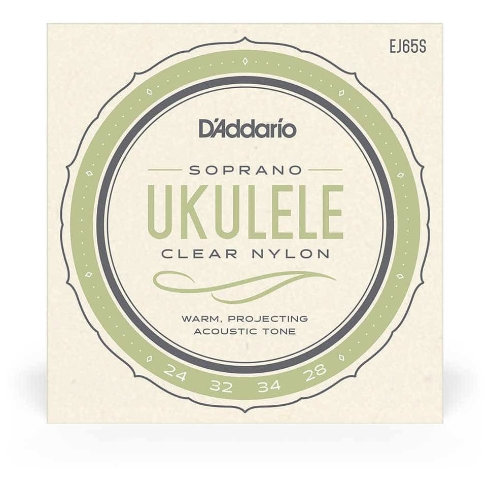 D’Addario - D’Addario EJ65S - Pro-Arté Ukulele Soprano Extruded Nylon 024-028 - 1