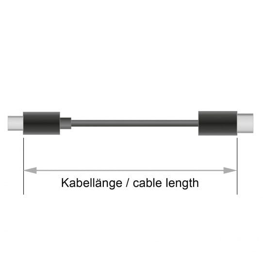 Delock USB 3.1 Gen 2 (10 Gbps) Kabel Type-C > Typ-B 1 m 2