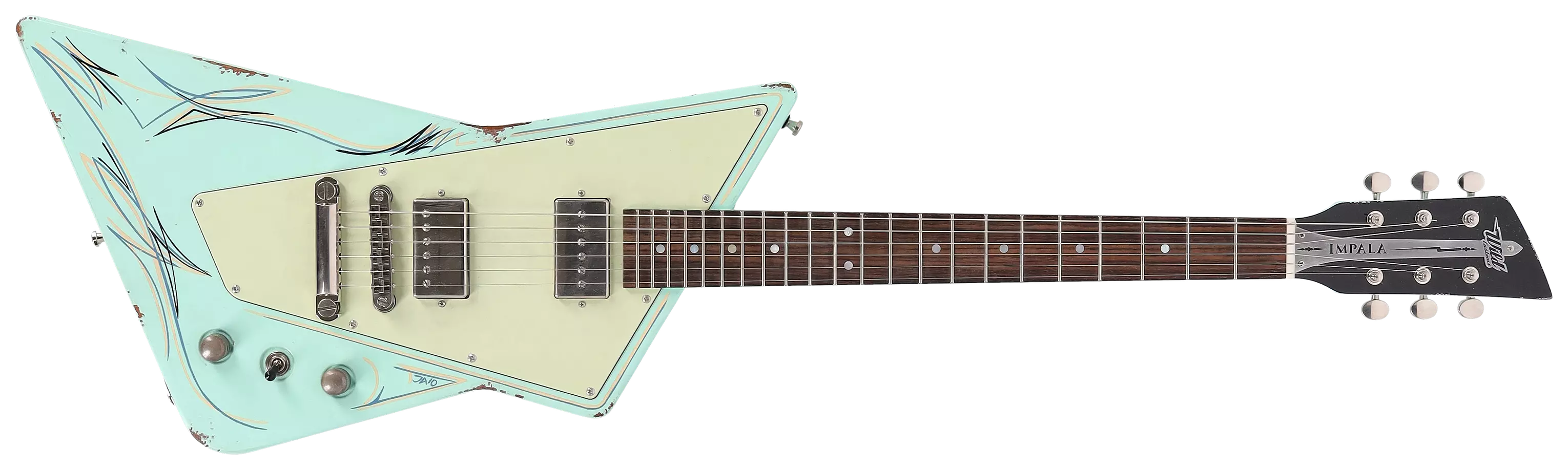 Wild Customs Impala Pinstripe Surf Green #23S03070 1