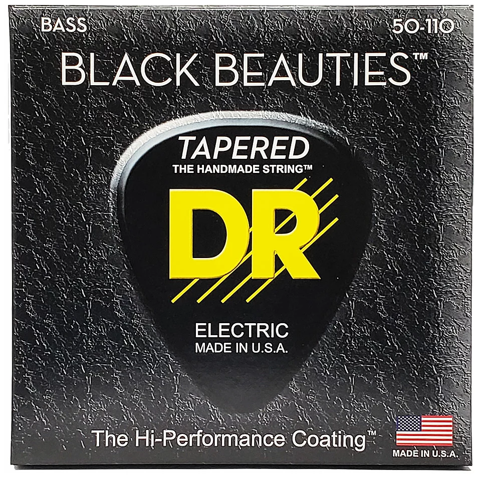 DR Strings Black Beauties Tapered BKBT-50 .050-.110
