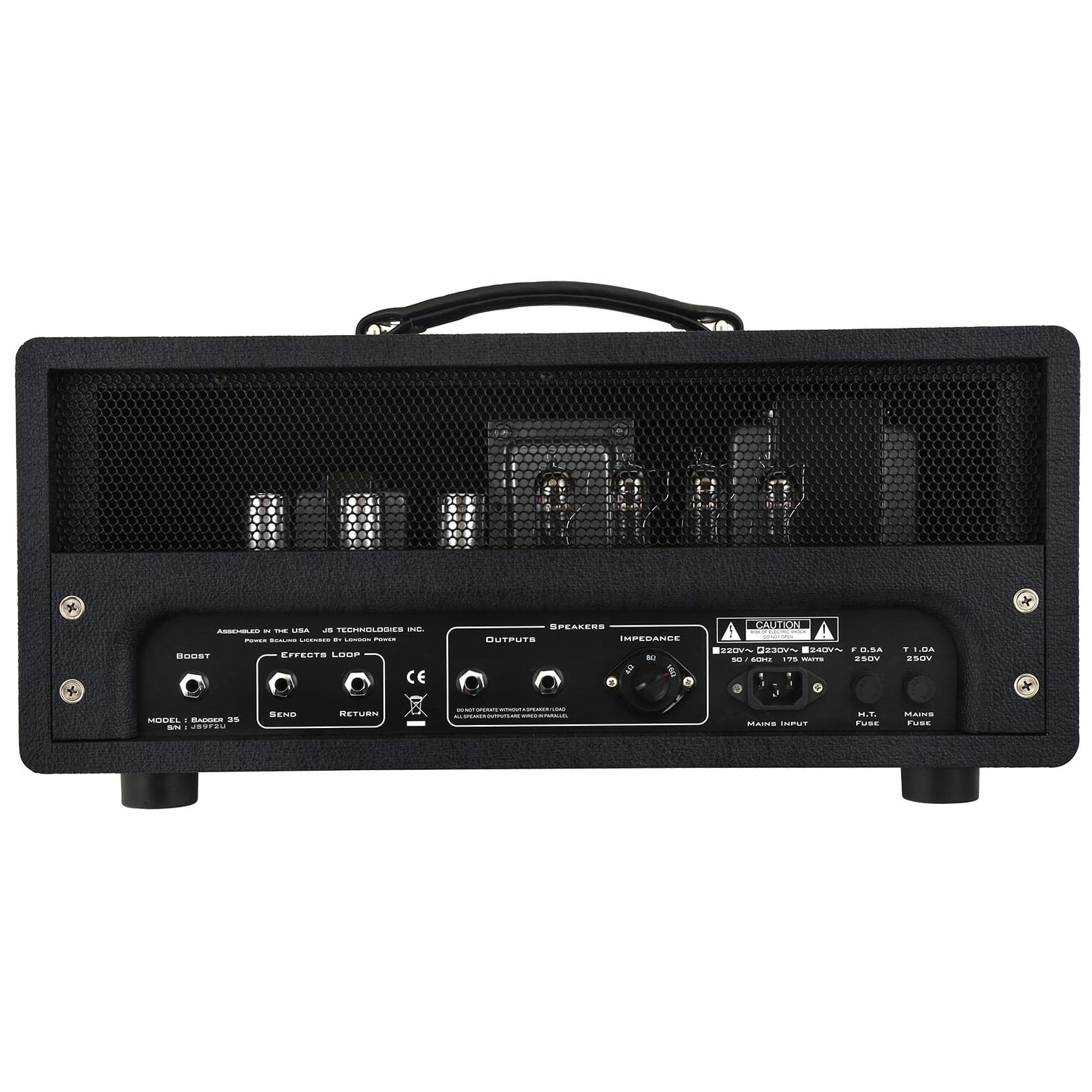 Suhr - Suhr Badger 35 Head MKII Black - 3