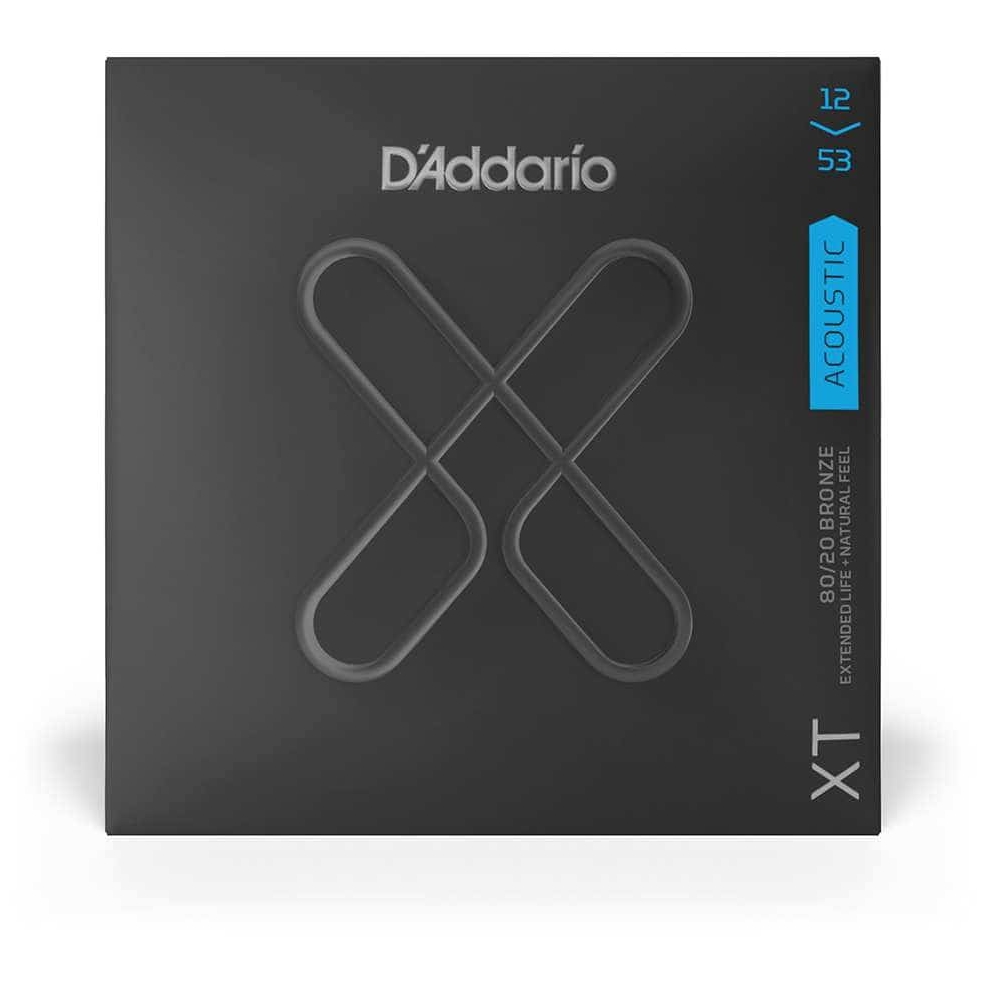 D’Addario - D’Addario XTABR1253 - XT Acoustic 80 20 Bronze 012-053 - 1