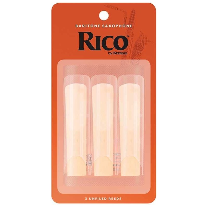 D’Addario Woodwinds - D’Addario Woodwinds Rico - Bariton Saxophone 3,0 - 3er Pack